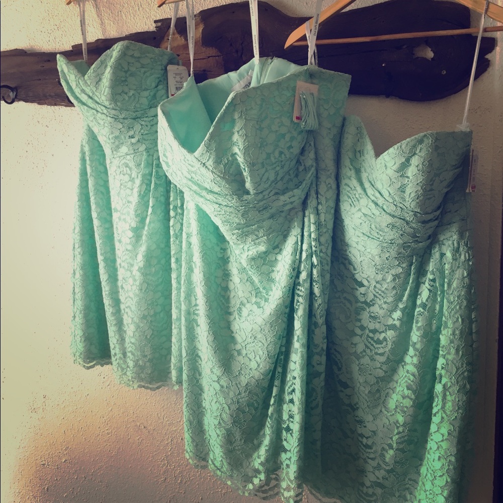 Lace Bridesmaid Prom Formal Cocktail Dress NWT